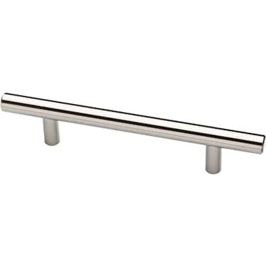 Franklin Brass 25Pack Stainless Steel Cabinet Handles 4 Inch Hole Center Modern Pulls for Drawers Kitchen Cabinet Door Dressers Solid Bar