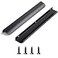 Satanga Edge Black Finger Pulls for cabinets Kitchen Invisible Hardware Concealed Drawer Pull Aluminum Flat Hidden Door Long Handles Pack of 10 Modern10 Suitable Board Thickness Below 1