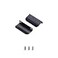 Satanga Edge Black Finger Pull for cabinets Kitchen Concealed Drawer pulls Aluminum Flat Hidden Back Mount Door Handle for Home 10 Pack Modern 315 Overall Length Easy Installation