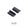 Satanga Edge Black Finger Pull for cabinets Kitchen Concealed Drawer pulls Aluminum Flat Hidden Back Mount Door Handle for Home 10 Pack Modern 315 Overall Length Easy Installation