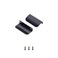Satanga Edge Black Finger Pull for cabinets Kitchen Concealed Drawer pulls Aluminum Flat Hidden Back Mount Door Handle for Home 10 Pack Modern 315 Overall Length Easy Installation