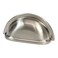 Rok 10 Pack Hardware 3 Hole Centers Brushed Nickel Home Drawer Door Cabinet Cup Pull Handle