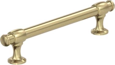 Amerock Cabinet Pull Golden Champagne 5116 inch 128 mm Center to Center Drawer Pull Winsome Kitchen and Bath Hardware Furniture Hardware