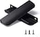 Satanga Edge Black Finger Pulls for cabinets Kitchen Invisible Hardware Concealed Drawer Pull Aluminum Flat Hidden Door Long Handles Pack of 5 Modern 787inch 200mm Overall Length Easy Installation