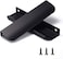 Satanga Edge Black Finger Pulls for cabinets Kitchen Invisible Hardware Concealed Drawer Pull Aluminum Flat Hidden Door Long Handles Pack of 5 Modern 787inch 200mm Overall Length Easy Installation