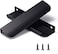 Satanga Edge Black Finger Pulls for cabinets Kitchen Invisible Hardware Concealed Drawer Pull Aluminum Flat Hidden Door Long Handles Pack of 5 Modern 787inch 200mm Overall Length Easy Installation