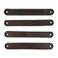 HideDrink Hide Drink Set of 4 Drawer Handles Durable Versatile Easy to Install with PreMade Holes Stylish Home Accessory DIY Full Grain Leather Handmade Bourbon Brown