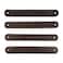 HideDrink Hide Drink Set of 4 Drawer Handles Durable Versatile Easy to Install with PreMade Holes Stylish Home Accessory DIY Full Grain Leather Handmade Bourbon Brown