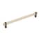Amerock Cabinet Pull Silver ChampagneBlack Nickel 10116 inch 256 mm Center to Center Mulino 1 Pack Drawer Pull Drawer Handle Cabinet Hardware