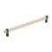 Amerock Cabinet Pull Silver ChampagneBlack Nickel 10116 inch 256 mm Center to Center Mulino 1 Pack Drawer Pull Drawer Handle Cabinet Hardware