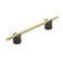 Amerock Cabinet Pull Matte BlackMatte Gold 5116 inch 128 mm Center to Center Transcendent 1 Pack Drawer Pull Drawer Handle Cabinet Hardware