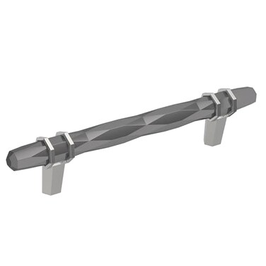 Amerock Cabinet Pull Black ChromePolished Chrome 5116 inch 128 mm CentertoCenter London 1 Pack Drawer Pull Drawer Handle Cabinet Hardware