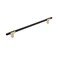 Amerock Cabinet Pull Brushed GoldMatte Black 10116 inch 256 mm Center to Center Urbanite 1 Pack Drawer Pull Drawer Handle Cabinet Hardware