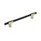 Amerock Cabinet Pull Brushed GoldMatte Black 6516 inch 160 mm Center to Center Urbanite 1 Pack Drawer Pull Drawer Handle Cabinet Hardware
