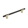 Amerock Cabinet Pull Brushed GoldMatte Black 6516 inch 160 mm Center to Center Urbanite 1 Pack Drawer Pull Drawer Handle Cabinet Hardware