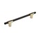 Amerock Cabinet Pull Brushed GoldMatte Black 6516 inch 160 mm Center to Center Urbanite 1 Pack Drawer Pull Drawer Handle Cabinet Hardware