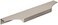 Amerock Cabinet Edge Pull Satin Nickel 8916 inch 217 mm Center to Center Extent 1 Pack Drawer Pull Drawer Handle Cabinet Hardware