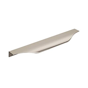 Amerock Cabinet Edge Pull Polished Nickel 8916 inch 217 mm Center to Center Aloft 1 Pack Drawer Pull Drawer Handle Cabinet Hardware