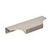 Amerock Cabinet Edge Pull Satin Nickel 4916 inch 116 mm Center to Center Extent 1 Pack Drawer Pull Drawer Handle Cabinet Hardware