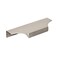 Amerock Cabinet Edge Pull Satin Nickel 4916 inch 116 mm Center to Center Extent 1 Pack Drawer Pull Drawer Handle Cabinet Hardware