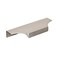 Amerock Cabinet Edge Pull Satin Nickel 4916 inch 116 mm Center to Center Extent 1 Pack Drawer Pull Drawer Handle Cabinet Hardware