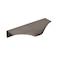 Amerock Cabinet Edge Pull Black Chrome 4316 inch 106 mm Center to Center Aloft 1 Pack Drawer Pull Drawer Handle Cabinet Hardware
