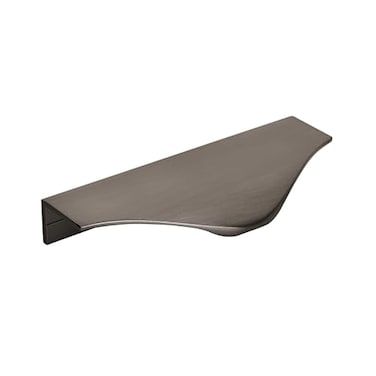Amerock Cabinet Edge Pull Black Chrome 4316 inch 106 mm Center to Center Aloft 1 Pack Drawer Pull Drawer Handle Cabinet Hardware