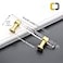 Goldenwarm 15 Pack 3 Inch Acrylic Drawer Pulls Gold Cabinet Handles Acrylic Cabinet Pulls Clear Glass Hardware for Dresser Drawer