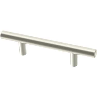 Franklin Brass 25Pack Stainless Steel Cabinet Handles 3 Inch Hole Center Modern Pulls for Drawers Kitchen Cabinet Door Dressers Solid Bar