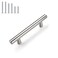 Gobrico 5 Pack 3 Inch 76mm Hole Center Cabinet Pulls Brushed Nickel Kitchen Cabinet Handles T Bar Style Drawer Pulls Stainless Steel Cabinet Handles 5 Overall Length