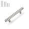 Gobrico 5 Pack 3 Inch 76mm Hole Center Cabinet Pulls Brushed Nickel Kitchen Cabinet Handles T Bar Style Drawer Pulls Stainless Steel Cabinet Handles 5 Overall Length