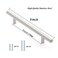 Wang-Data WangData 30 Pack 12mm Stainless Steel Kitchen Cabinet Handles T Bar Pull 8 Overall Length5 Hole Centers