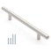 Wang-Data WangData 30 Pack 12mm Stainless Steel Kitchen Cabinet Handles T Bar Pull 8 Overall Length5 Hole Centers