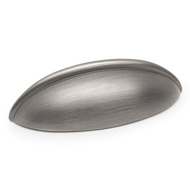 Cosmas 10 Pack 1399AS Antique Silver Cabinet Hardware Bin Cup Drawer Handle Pull 212 Inch 64mm Hole Centers