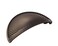 Amerock Cabinet Cup Pull Oil Rubbed Bronze 3 inch 76 mm Center to Center Sea Grass 1 Pack Drawer Pull Drawer Handle Cabinet Hardware