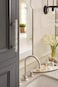 Amerock Cabinet Pull Marble WhitePolished Nickel 6516 inch 160 mm Center to Center Carrione 1 Pack Drawer Pull Drawer Handle Cabinet Hardware
