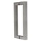 CRL Brushed Nickel 8 x 8 SQ Series Square Tubing BacktoBack Pull Handle