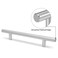 Flexzion T Bar Handle Pull Knobs 20 125 Hole Center 10 Pack Hardware Set Stainless Steel Kitchen Door Cabinet Drawer Furniture Appliance Euro Style with Mounting Screws