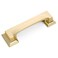 Cosmas 10 Pack 8103BG Brushed Gold Cabinet Hardware Cup Handle Pull 3 Inch 76mm 334 Inch 96mm Hole Centers