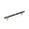 Amerock Cabinet Pull Marble BlackPolished Nickel 6516 inch 160 mm CentertoCenter Carrione 1 Pack Drawer Pull Drawer Handle Cabinet Hardware
