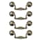 Mcredy Cabinet Handle 15 Pcs Zinc Alloy Retor Bronze Drawer Dresser Pulls Handle for Kitchen Closet Drawers 3 Mounting Hole Distance