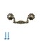 Mcredy Cabinet Handle 15 Pcs Zinc Alloy Retor Bronze Drawer Dresser Pulls Handle for Kitchen Closet Drawers 3 Mounting Hole Distance