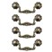 Mcredy Cabinet Handle 15 Pcs Zinc Alloy Retor Bronze Drawer Dresser Pulls Handle for Kitchen Closet Drawers 3 Mounting Hole Distance