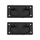 Renovators Supply Manufacturing Black Wrought Iron Mission Cabinet Hardware Bar Pull 4716 in Antique RSF RustResistant Powder Coat Finish Pack of 2