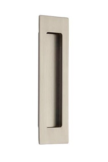 Emtek Modern Rectangular Flush Pull 2 x 7 Satin Nickel