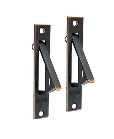 QCAA Solid Brass Edge Pull 4 Aged Classic Bronze 2 Pack Made in Taiwan