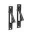 QCAA Solid Brass Edge Pull 4 Aged Classic Bronze 2 Pack Made in Taiwan