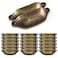 Zorveiio 20pcs Antique Bronze 3 Inch Hole to Hole Bin Cup Drawer Pulls Vintage Kitchen Cabinets Furniture Wardrobe Medicine Pull Handle