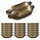 Zorveiio 20pcs Antique Bronze 3 Inch Hole to Hole Bin Cup Drawer Pulls Vintage Kitchen Cabinets Furniture Wardrobe Medicine Pull Handle