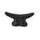 Zeckos Set of 6 Matte Black Cast Iron Boat Cleat Drawer Pulls 25 Inches Long Decorative Nautical Cabinet Knobs for A Stylish Coastal Accent to Your Home Decor
